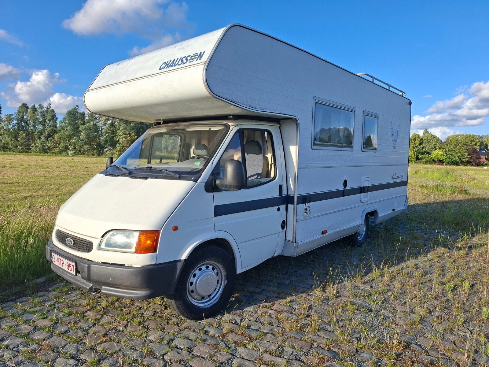 Mobilhome Ford Chausson, Caravans en Kamperen, Mobilhomes, Alkoof, Ford, Treinzit, Chausson