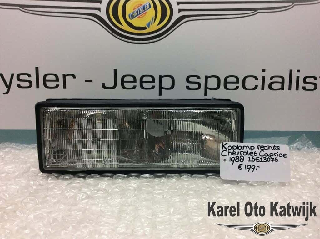 Koplamp rechts Chevrolet Caprice nieuw 1988, -, Utilisé, -, -