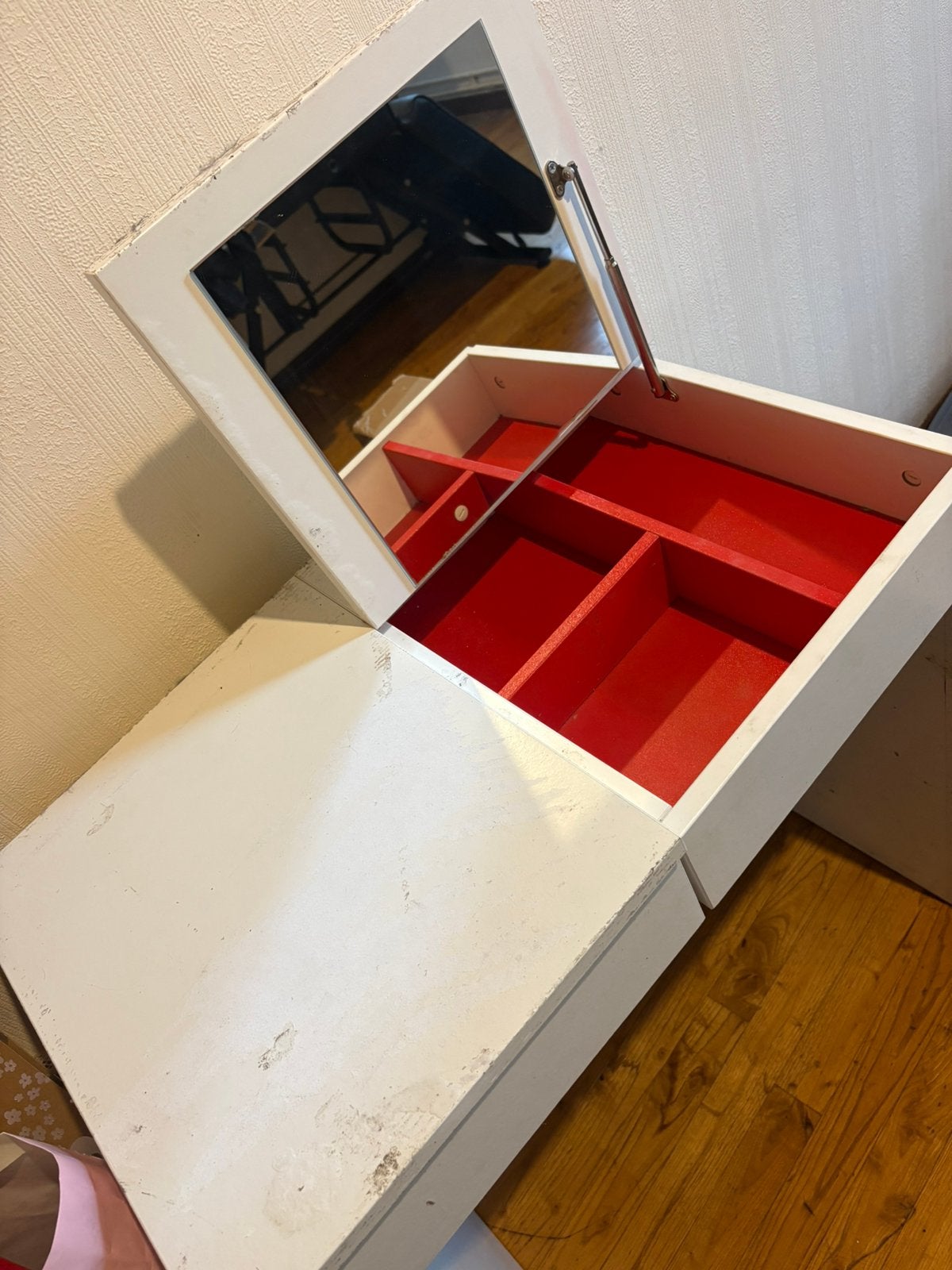 Table de beauté avec miroir, Enlèvement ou Envoi, Utilisé