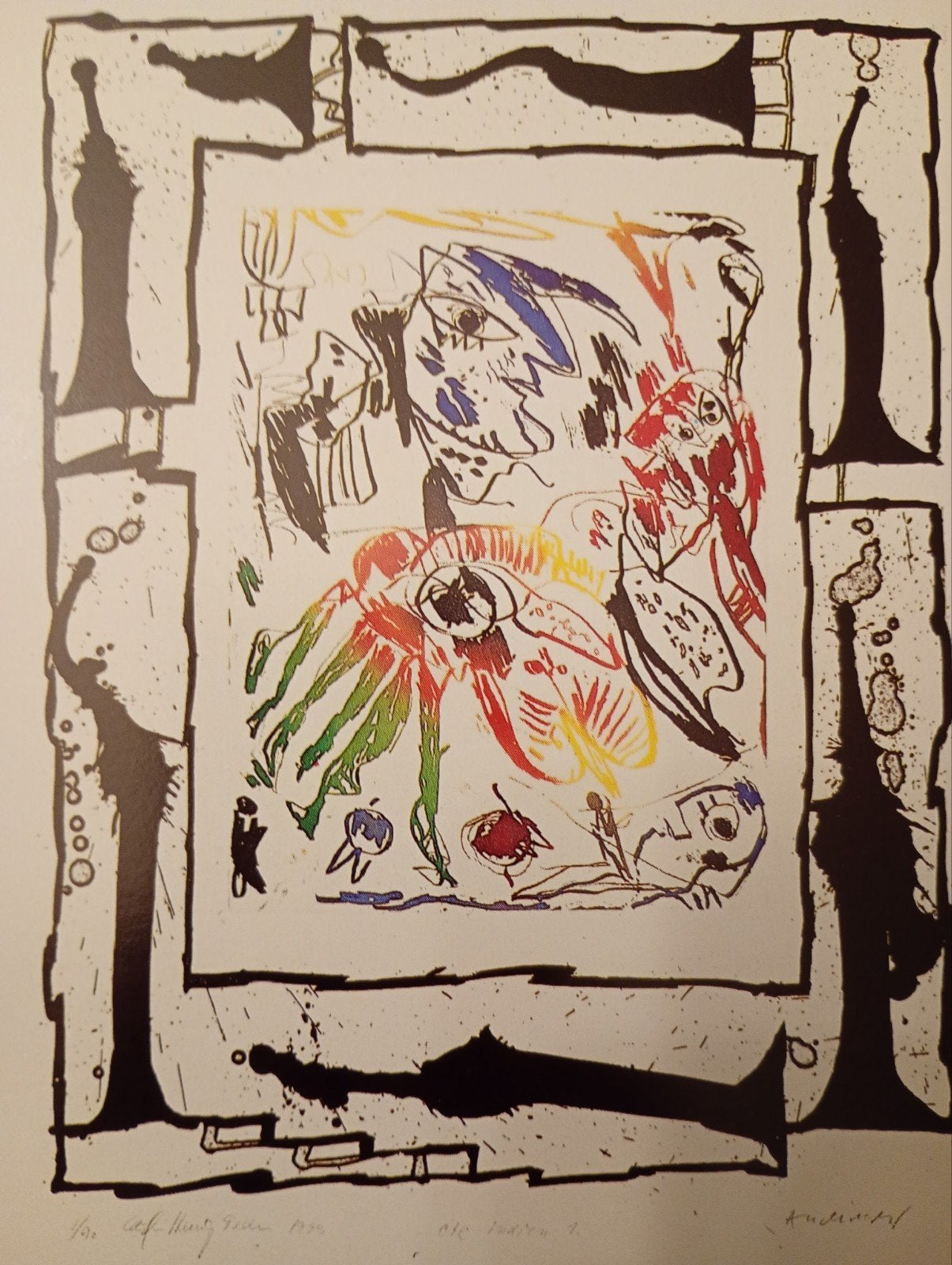 alechinsky Pierre - l'ete indien, Antiek en Kunst, Ophalen of Verzenden