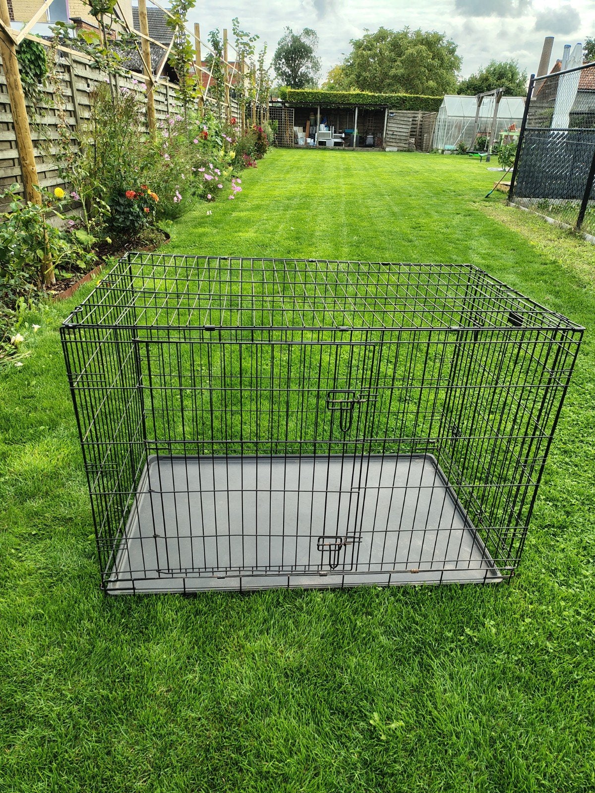 Cage pour chien - cage - grande - stockable - 120 cm x 75 cm, 65 à 100 cm, Enlèvement, 110 cm ou plus, Niche à chien