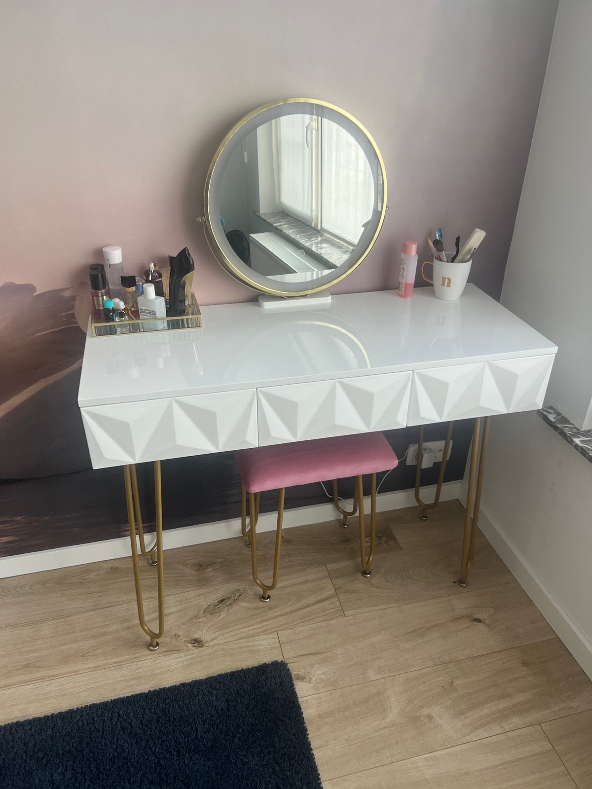 Table Smink de 1 mètre de largeur, Maison & Meubles, Enlèvement, Comme neuf