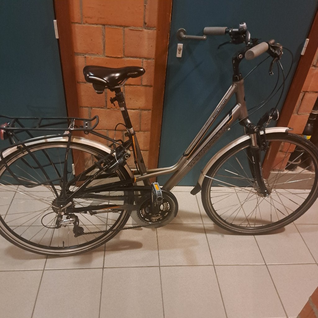 Thomson dames 21 vernellingen fiets met slot, Fietsen en Brommers, Versnellingen, Schijfrem, Ophalen, Overige merken