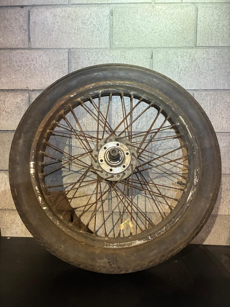 Honda cb voorwiel, Ophalen