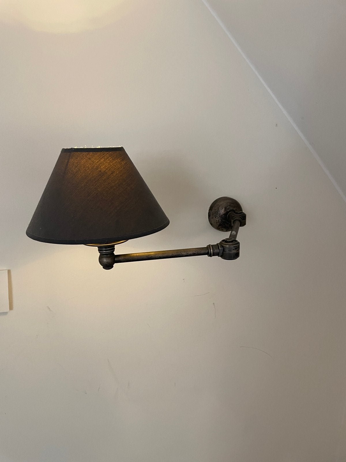 Wandlamp, Ophalen, Gebruikt, Metaal, Landelijk