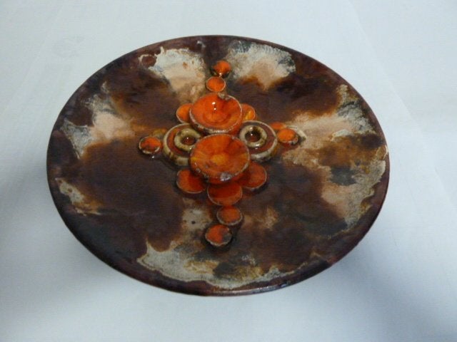 Keramiek schaal Ruscha diameter 28cm(muschroomschaal) H1/2, Ophalen of Verzenden