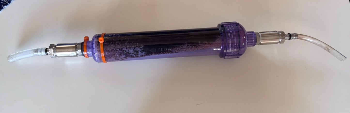 Hervulbaar Inline DI-Filter/Harsfilter (osmose/aquarium), Ophalen, Gebruikt