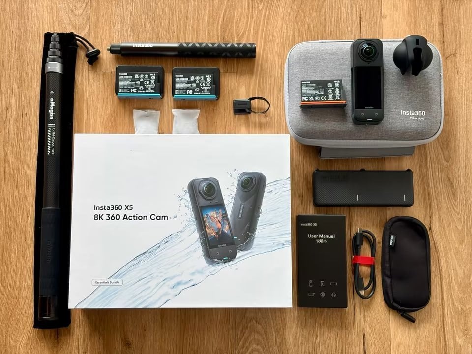 Insta360 X5, TV, Hi-fi & Vidéo, Enlèvement ou Envoi, Neuf, Autres marques