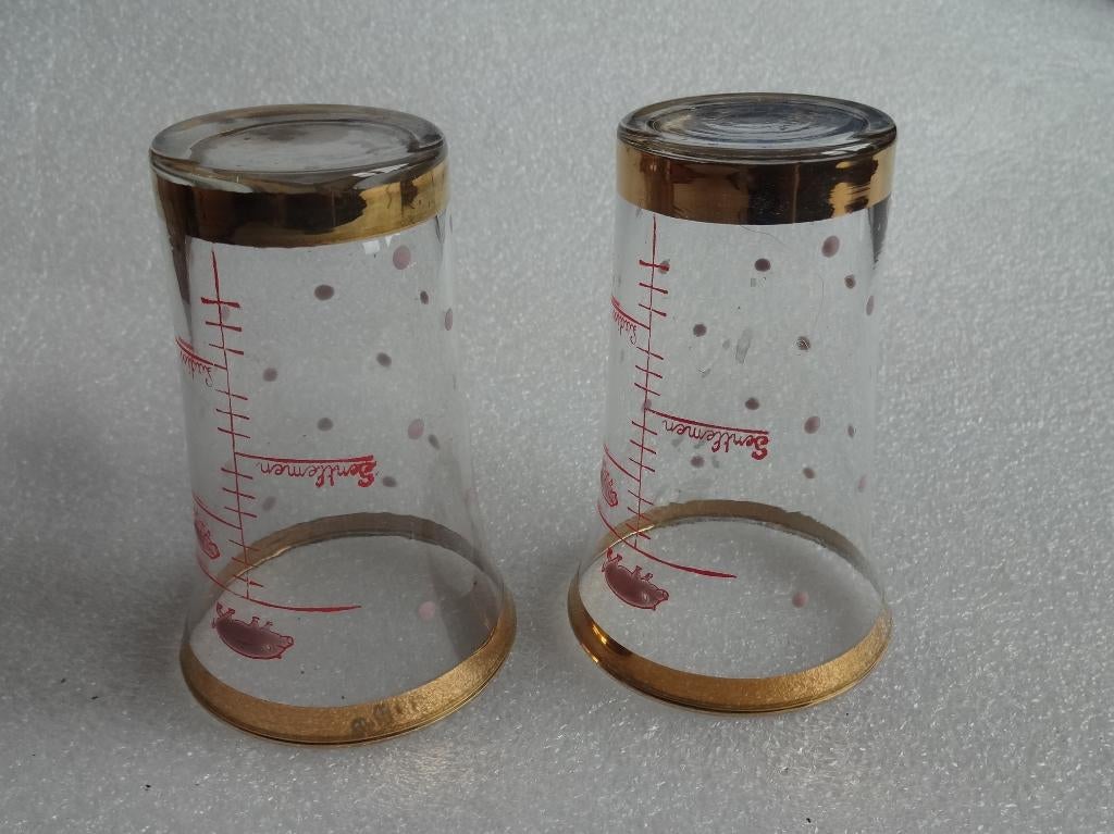 vintage borrelglas, Ophalen of Verzenden
