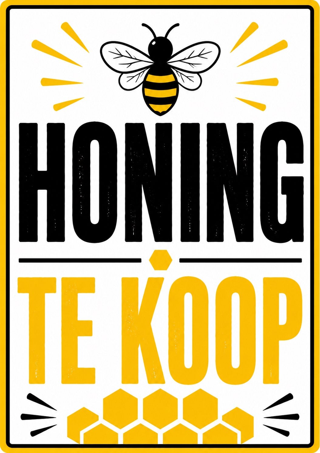 Smeerbare honing van eigen bijen te koop, Ophalen