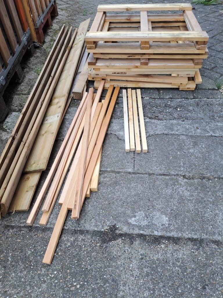 Gratis hout, Ophalen