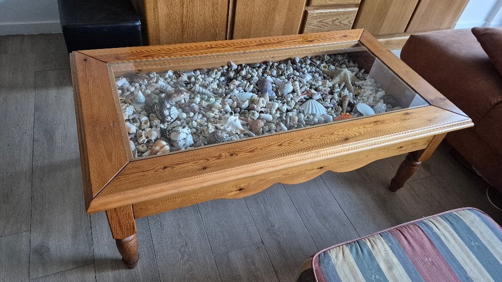Salontafel, Huis en Inrichting, Tafels | Salontafels, Ophalen, Gebruikt, 100 tot 150 cm, 50 tot 75 cm