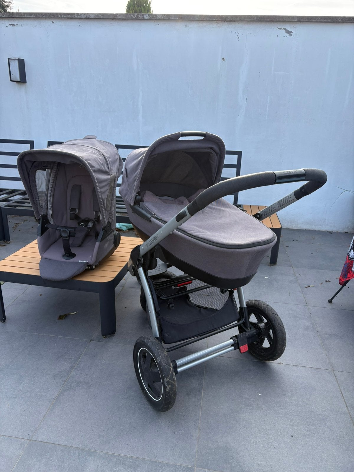 Kinderwagen maxi cosi mura plus (volledige set), Gebruikt, Met reiswieg, Maxi-Cosi, Ophalen