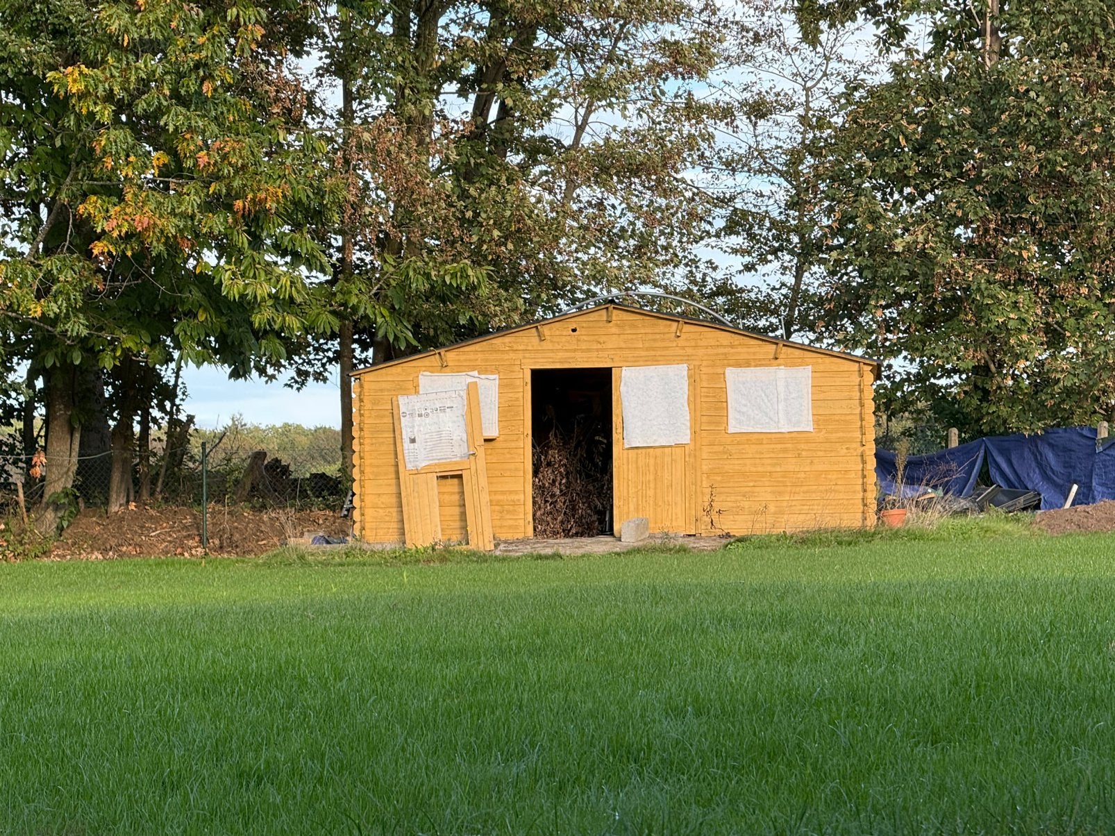Cabane 5 x 4 m a demonter, Ophalen, Zo goed als nieuw