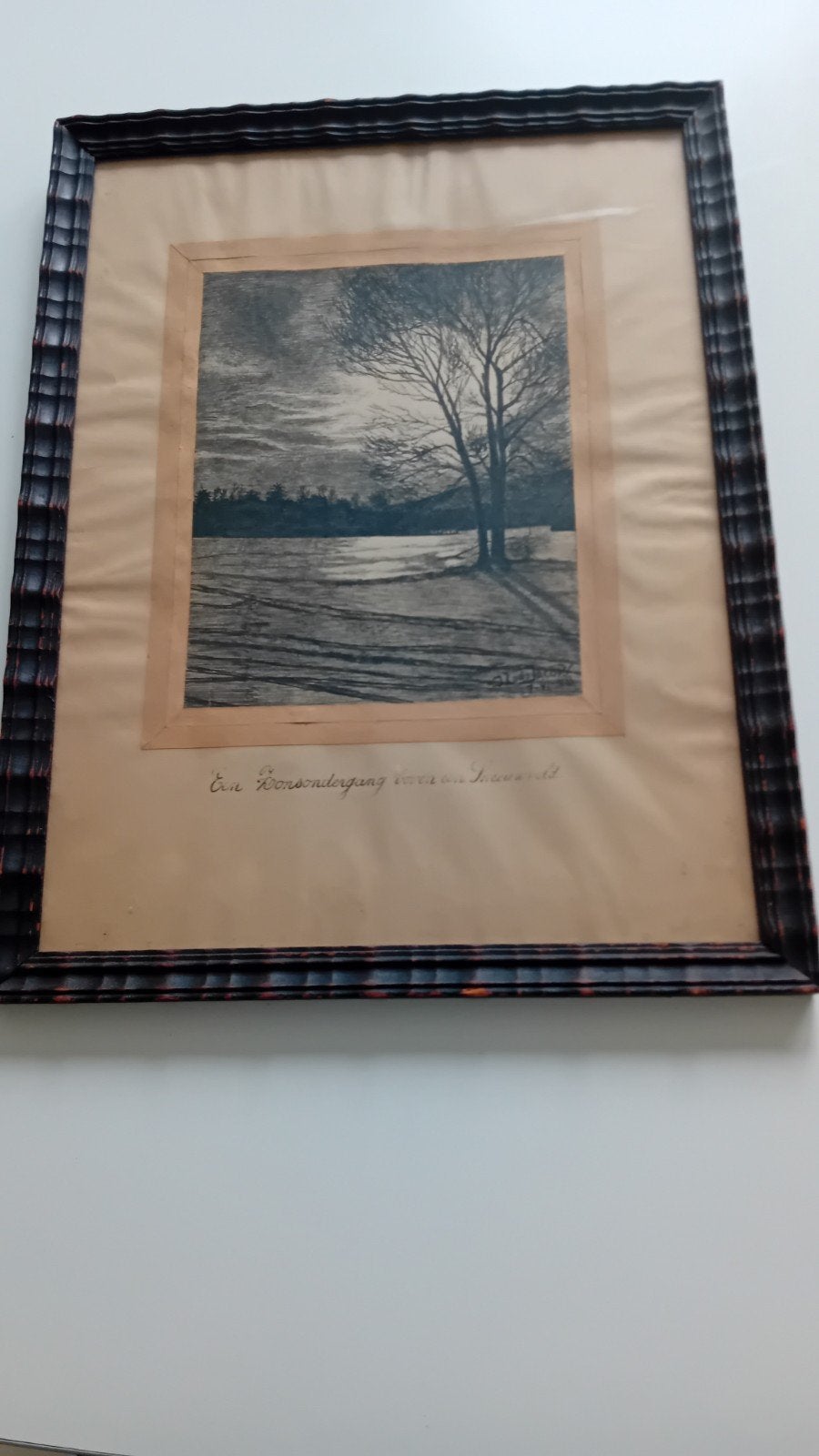 schilderij van Lode Jacobs, Ophalen, Landschap
