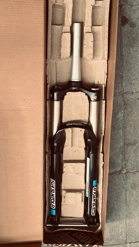MTB/VTT SR Suntour XCR 32 / 27.5 Boost, Fietsen en Brommers, Ophalen, Gebruikt