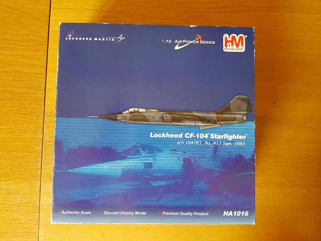 Hobby Master HA1016 CF-104 Force aérienne canadienne 1/72, Autres marques, Comme neuf, 1:72 à 1:144, Avion