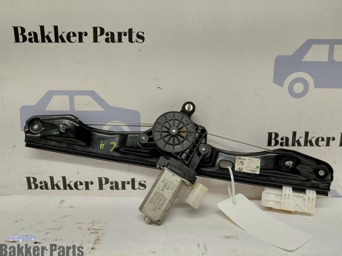 Ruitmechaniek 4Deurs links-achter van een BMW 3-Serie, Gebruikt, -, -, 3 maanden garantie