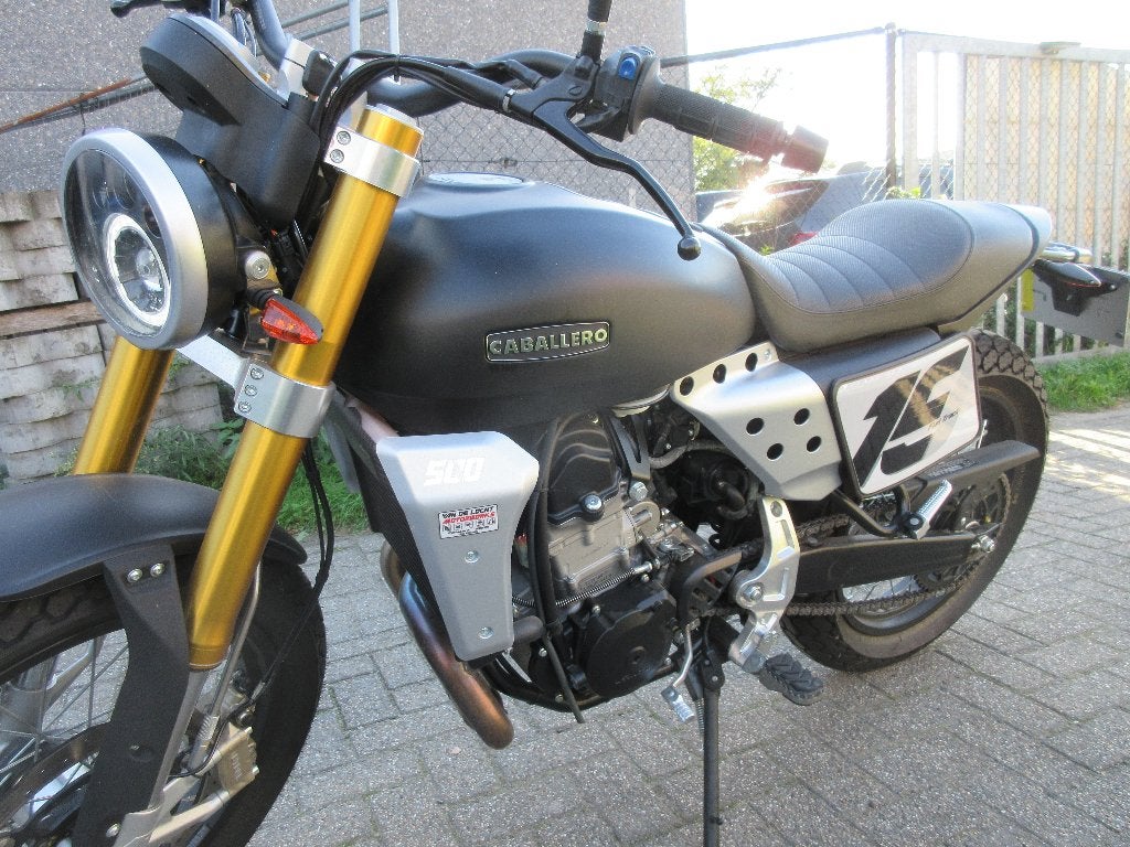 Fantic Caballero 500 Flat Track 2022  Als Nieuw  * 465Km *, ABS, Entreprise, Neuf, 12 à 35 kW