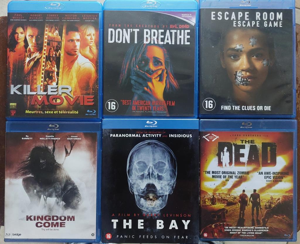 Horror Blu-Rays, Ophalen, Zo goed als nieuw, Horror