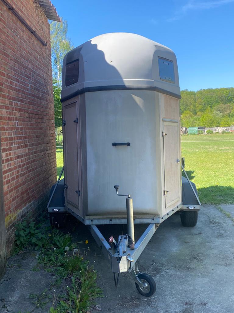 2-paards trailer, Enlèvement, Utilisé, Remorque 2 chevaux