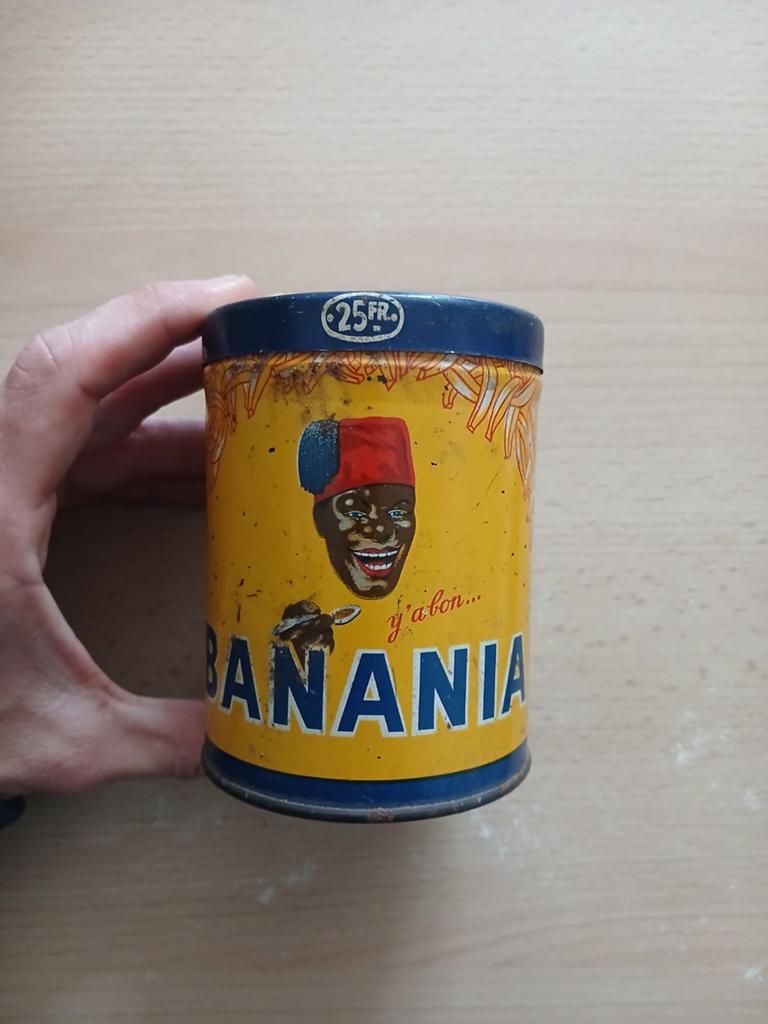 Boîte banania, Verzamelen, Blikken, Ophalen of Verzenden, Gebruikt, Overige, Overige merken