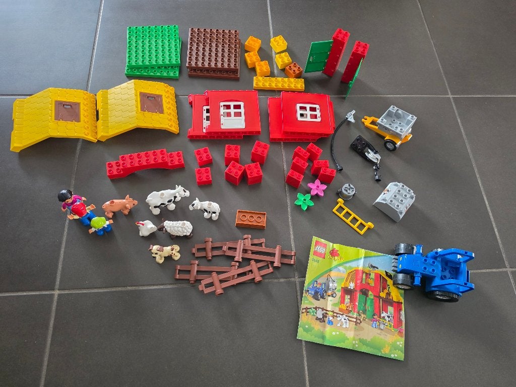 Duplo Boerderij 5649, Enfants & Bébés, Jouets | Duplo & Lego, Overige thema's, Ensemble complet, Comme neuf, Enlèvement