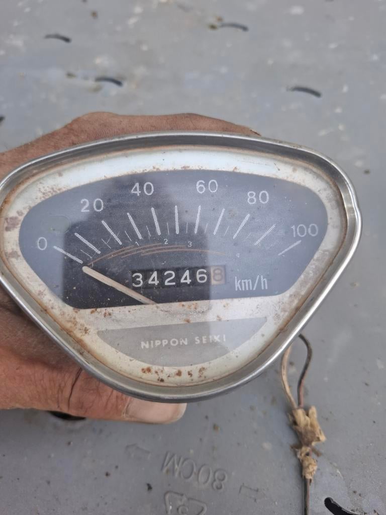 Compteur Honda CD50/Dax original Nippon Seiki 100 km/h, Enlèvement ou Envoi