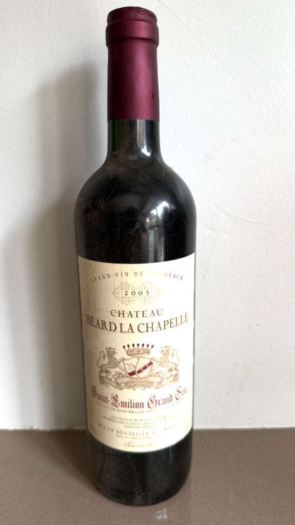 Château Béard La Chapelle 2005 – Saint-Émilion Grand Cru, Collections, Enlèvement ou Envoi, France