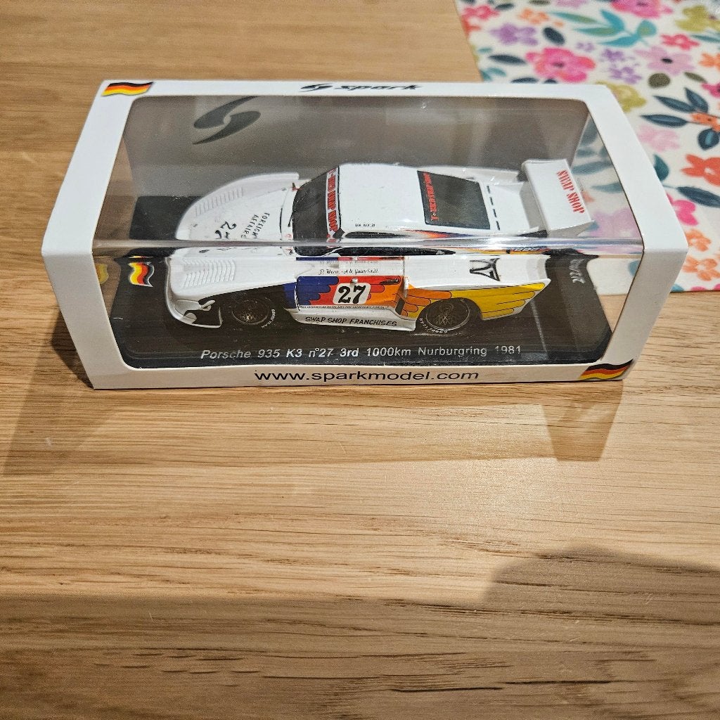 SPARK Porsche 935 K3 n27- 1000 KM Nurburgring 1981 1/43, Ophalen of Verzenden, Nieuw, Auto