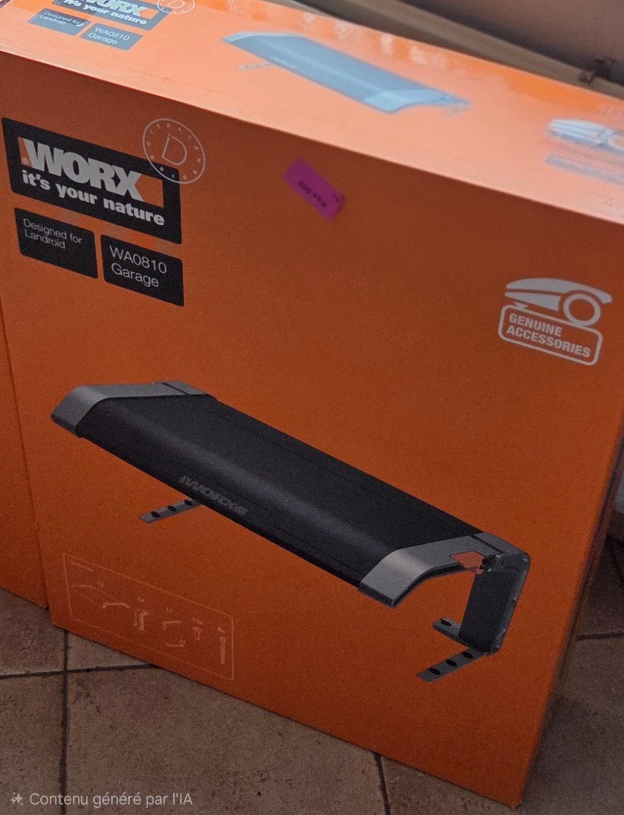 Garage pour robot tondeuse Worx
