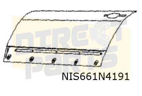 Nissan Leaf (1/18-) (ZE1E) Huidplaat voorportier Links Origi, Neuf, -, -, Nissan