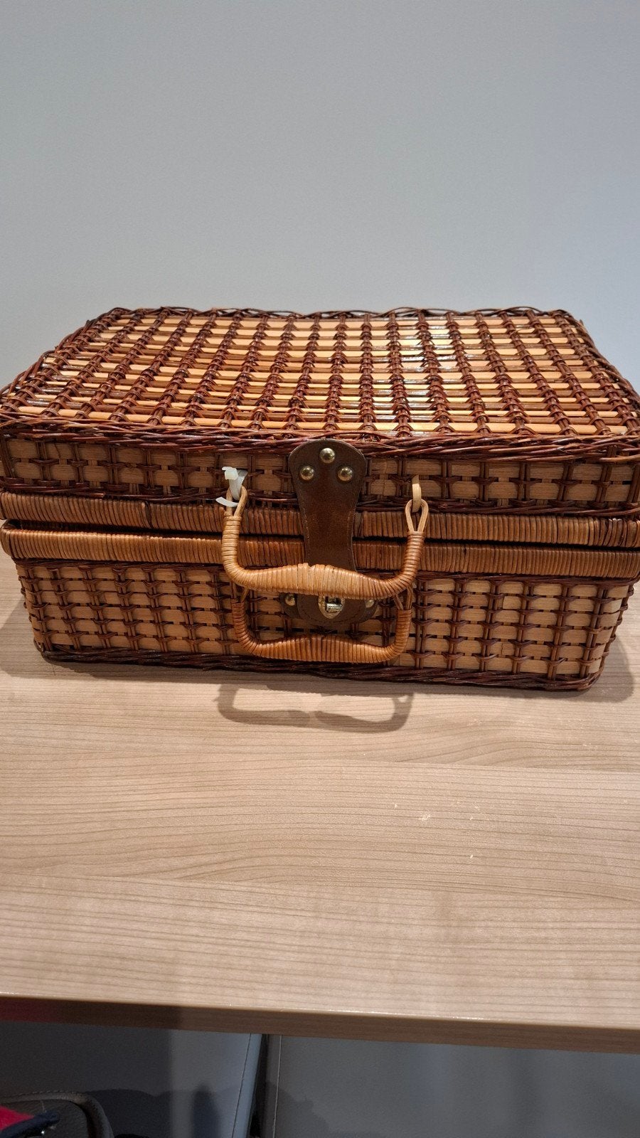 picknick mand vintage, Hobby en Vrije tijd, Ophalen, Gebruikt, Zonder inhoud