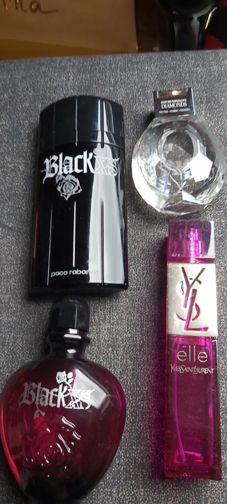 4 factices parfumflessen, Verzamelen, Ophalen