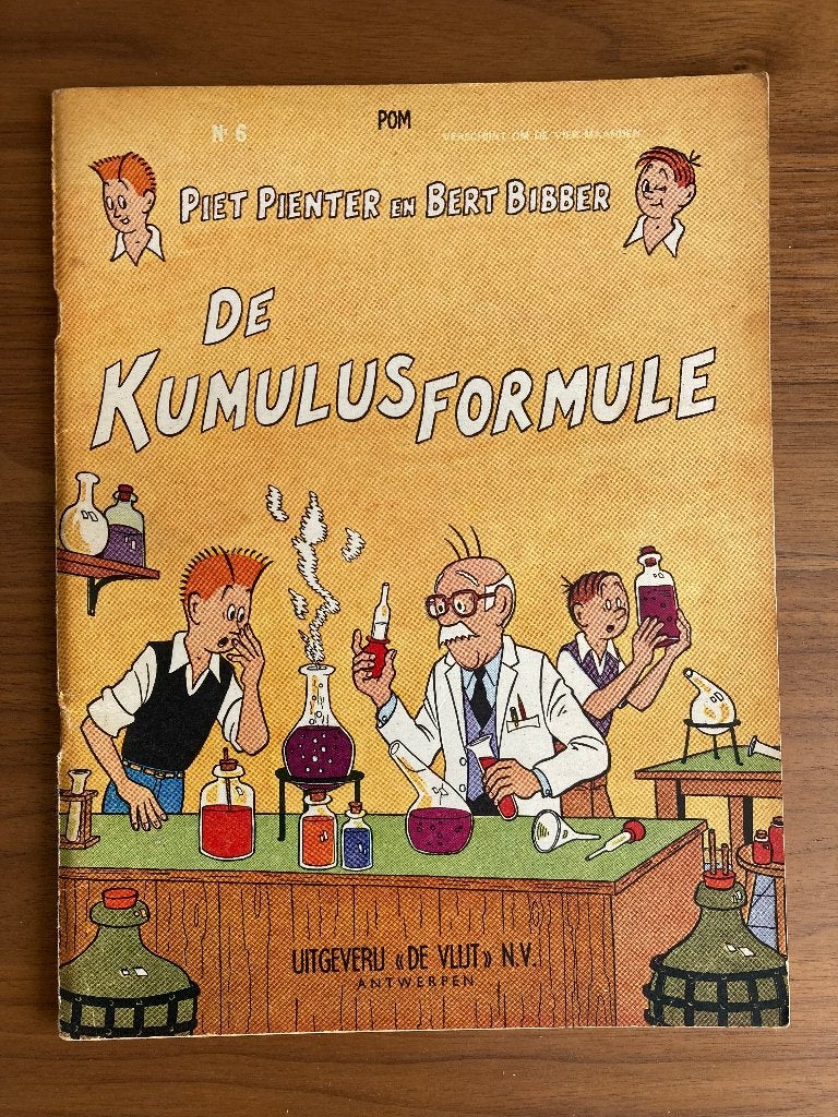 De Kumulusformule - Piet Pienter en Bert Bibber (1965), Boeken, Eén stripboek, Ophalen of Verzenden, POM
