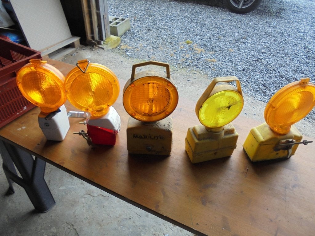 signalisation, Bricolage & Construction, Éclairage de chantier, Enlèvement ou Envoi, Utilisé, Moins de 50 watts, Lampe