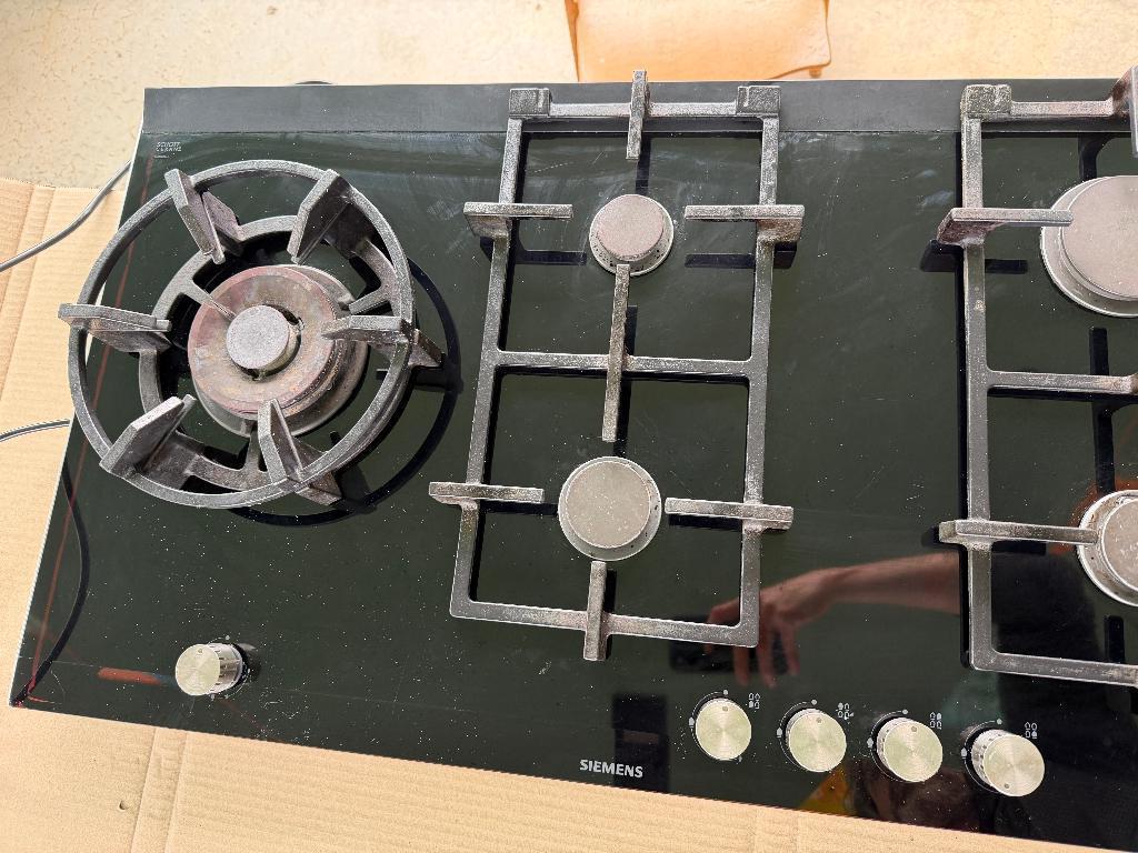 Kookplaat gas Siemens, Elektronische apparatuur, Kookplaten, Ophalen, Gebruikt, Inbouw, Gas