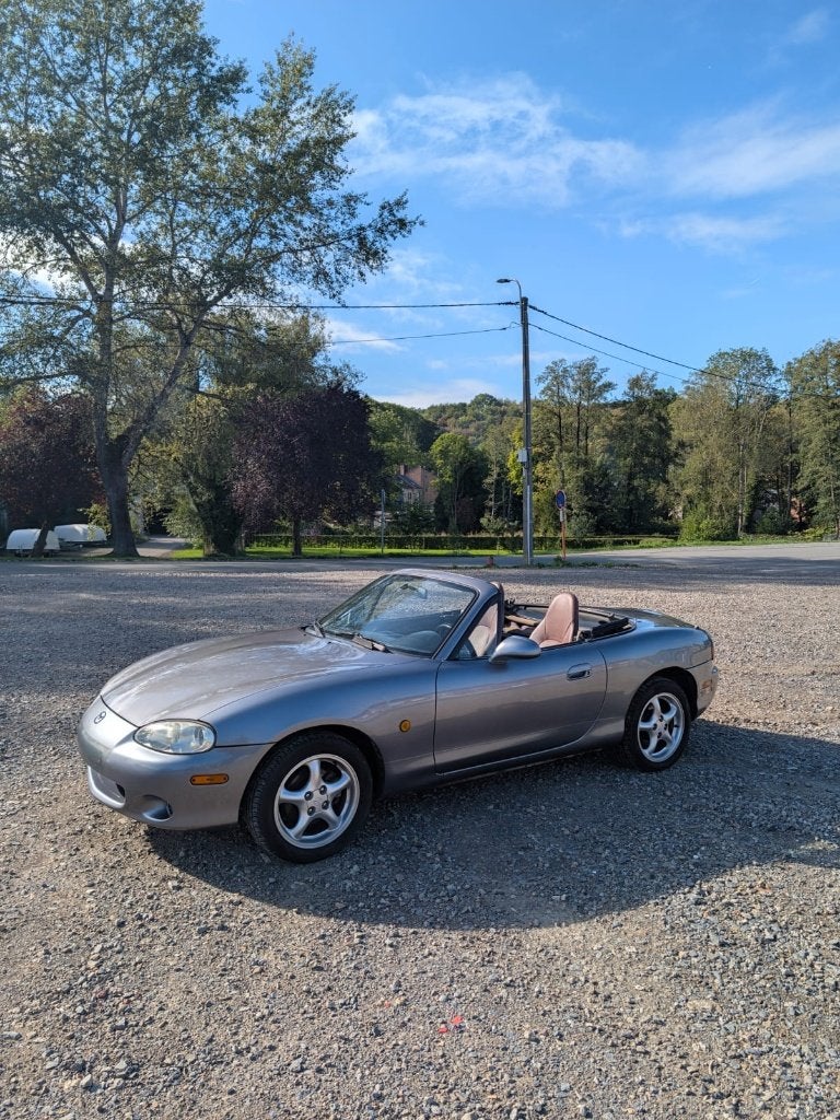Mazda MX-5 NBFL Phoenix Edition, Autos, Cuir, Argent ou Gris, Boîte manuelle, USB
