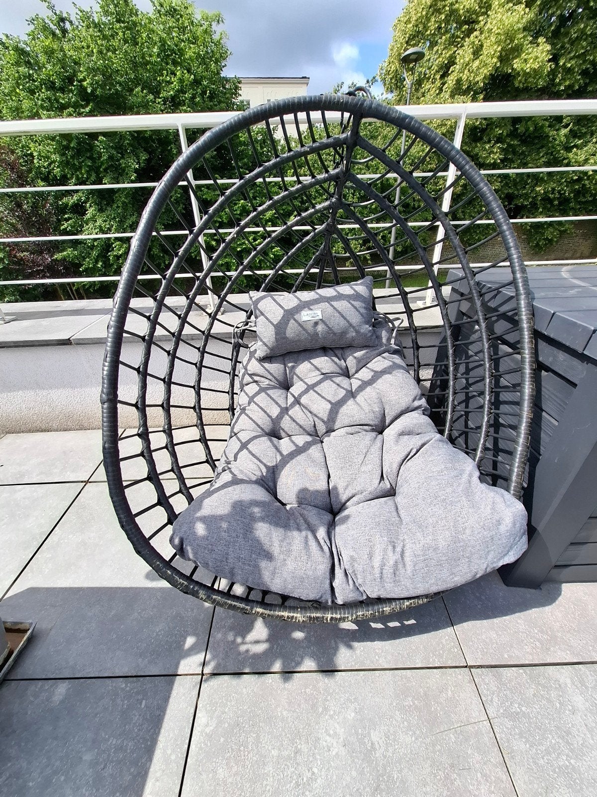 Oeuf pour jardin, Utilisé, Osier