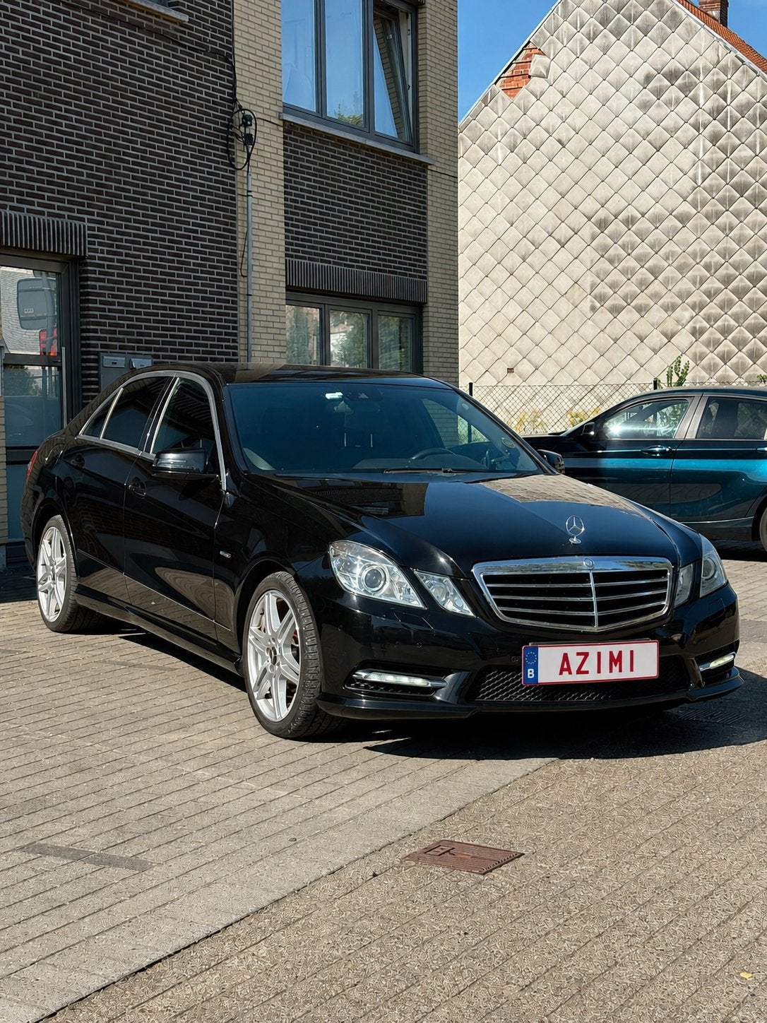 MERCEDES BENZ E220 AUTOMAAT, Autos, Cuir, Euro 5, Achat, Noir
