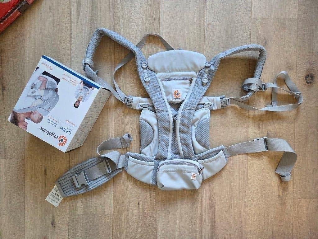 Ergobaby omni breeze softflex mesh grijs, Autres marques, Porte-bébé, Comme neuf, Enlèvement