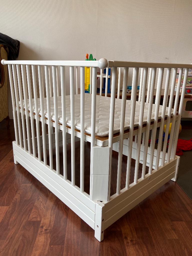 Parc pour bébés, Enlèvement, Utilisé, Rectangulaire, Réglable en hauteur