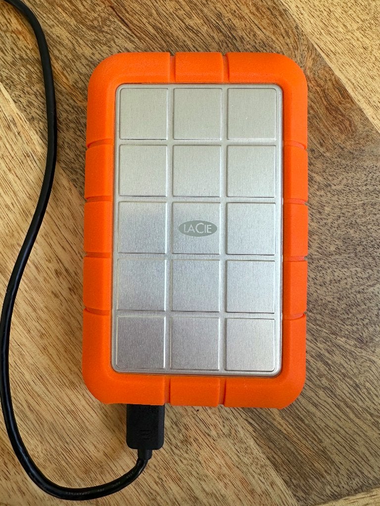 Lacie 500GB externe harde schijf, Computers en Software, Harde schijven, HDD, Ophalen of Verzenden, Zo goed als nieuw, LACIE