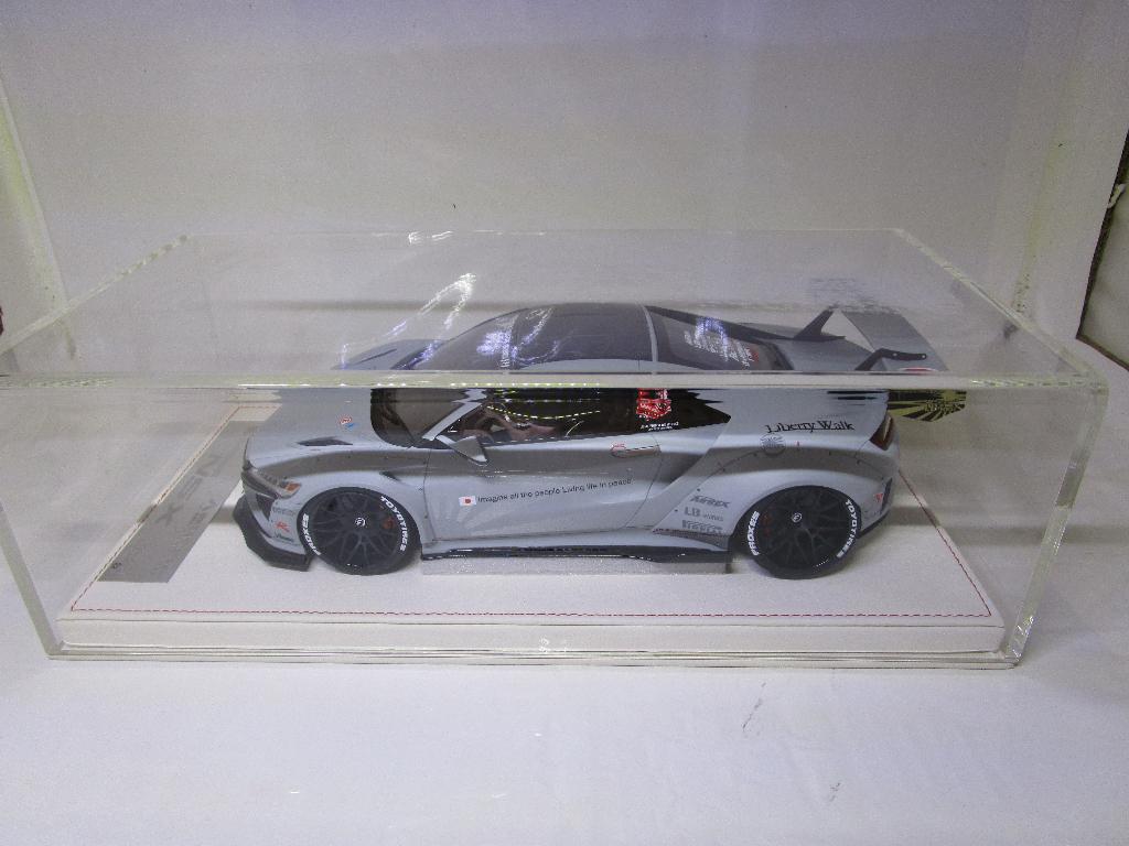 onemodel honda nsx 1:18 liberty walk, Enlèvement ou Envoi, Comme neuf, Autres types, Autres marques