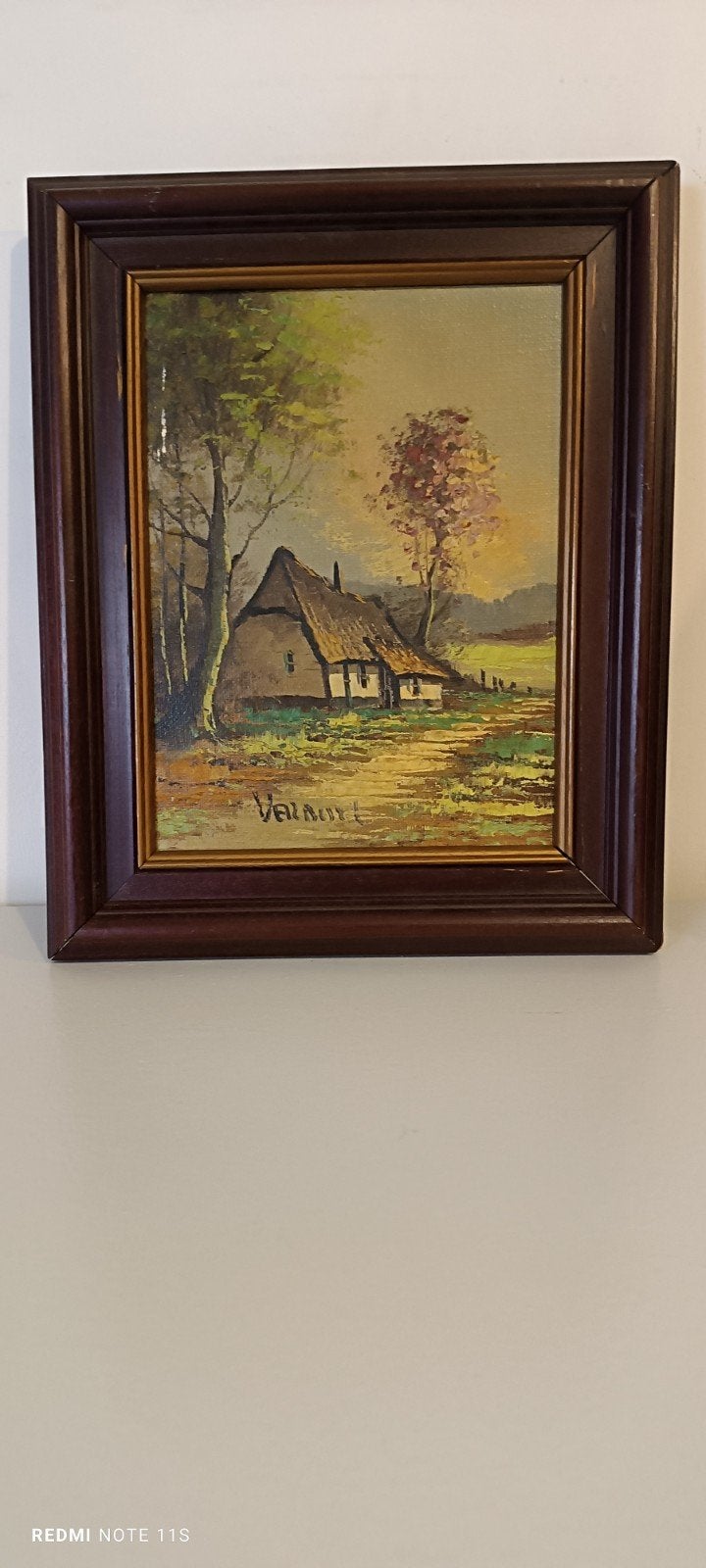Peinture à l'huile sur toile  Paysage rural par  Verbist L., Antiquités & Art, Peinture à l'huile, Paysage, Signé, Enlèvement