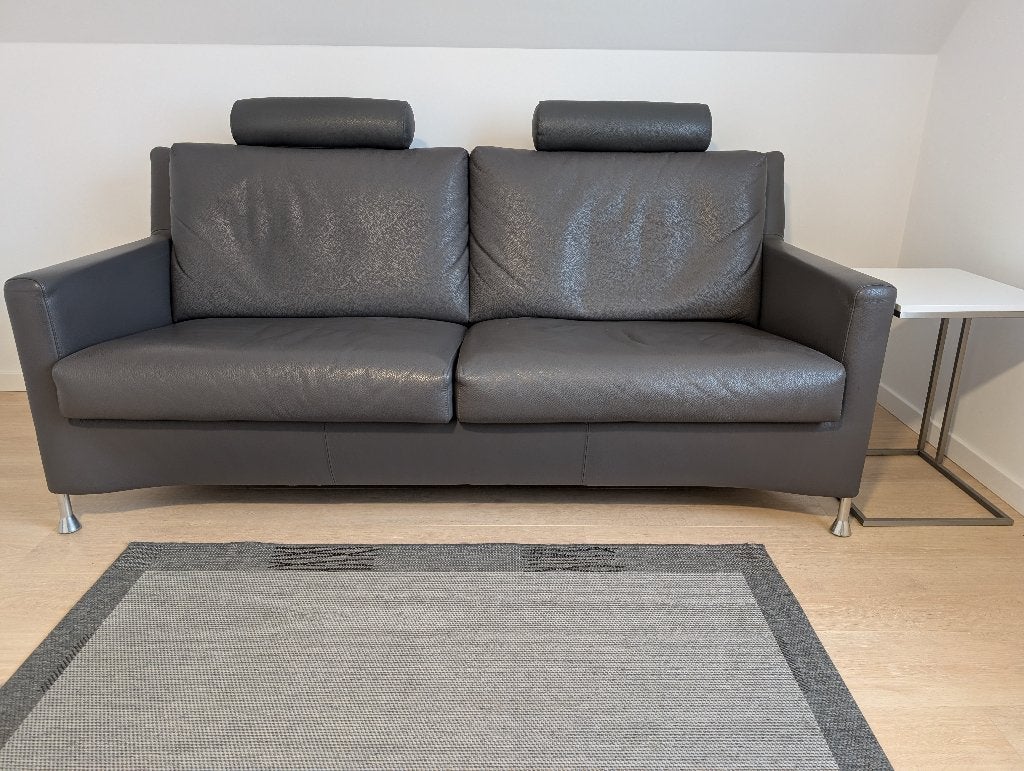 Leolux Paian 3-zits bank/zetel (194cm) | Senso Leder, Enlèvement, Utilisé, Trois personnes, 75 à 100 cm
