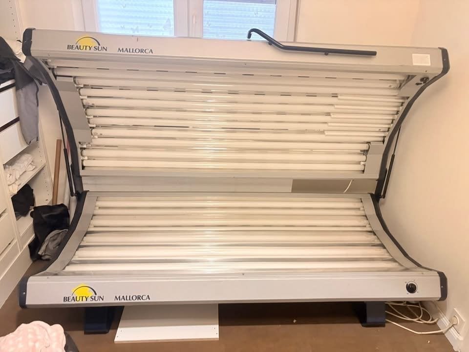Goed werkende zonnebank, Ophalen, Gebruikt