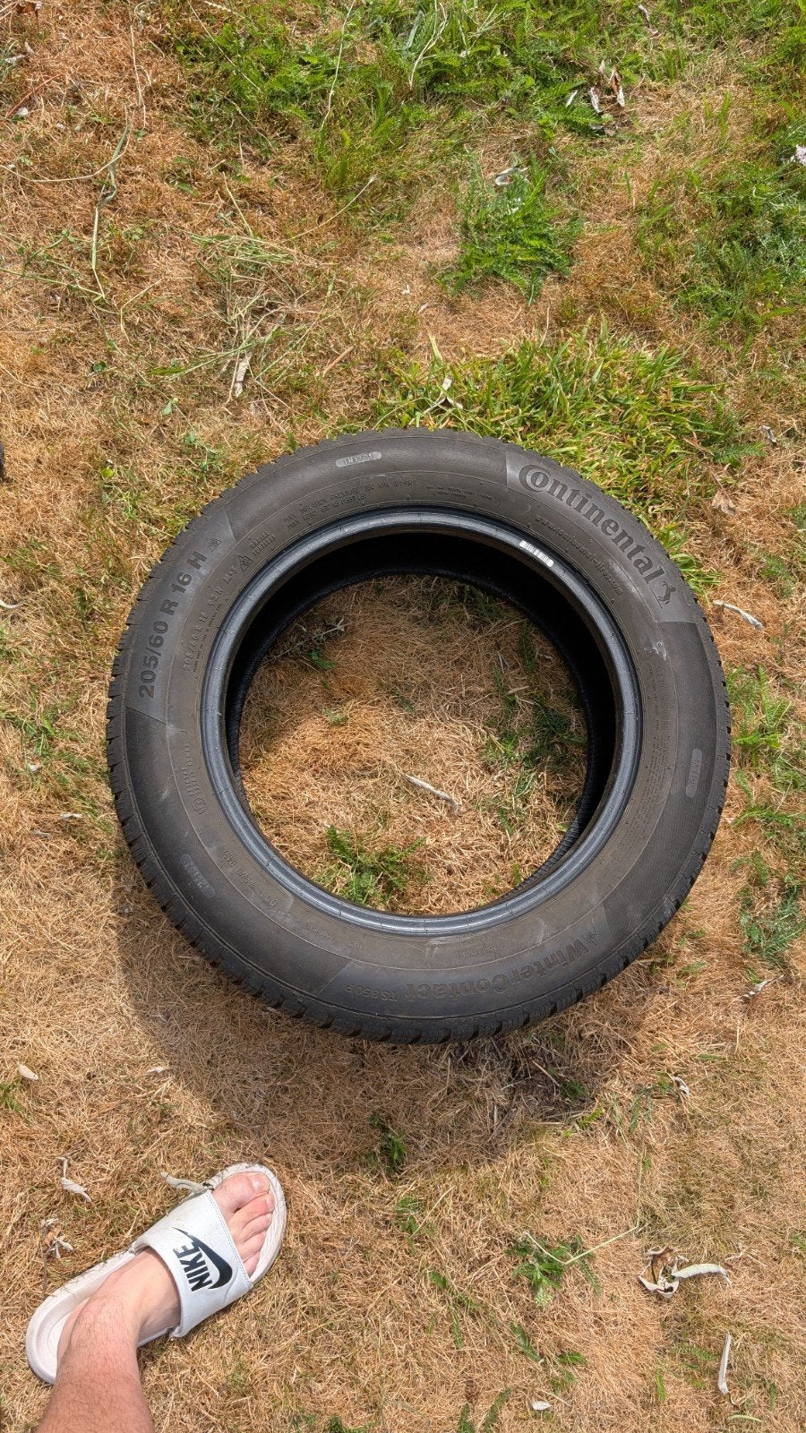 Auto banden: 205/60 R 16H continental winter contact, Auto diversen, Ophalen, Gebruikt