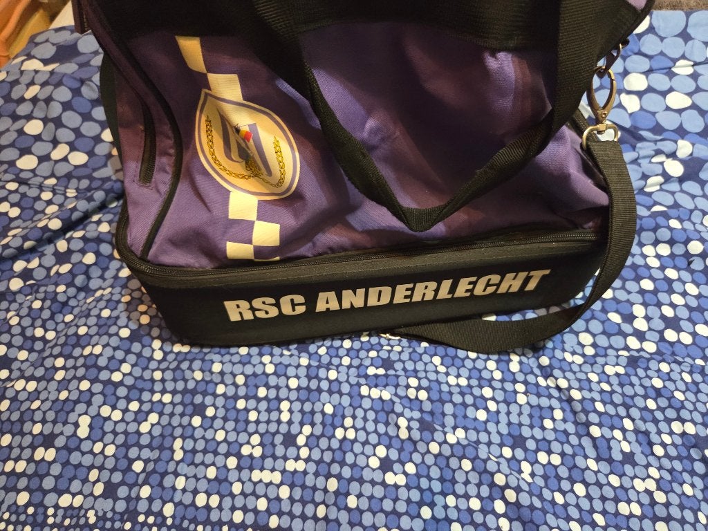Voetbalzak anderlecht, Sport en Fitness, Voetbal, Ophalen, Zo goed als nieuw, Overige typen