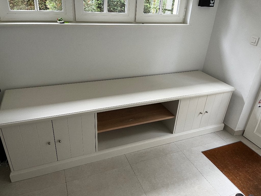 Dressoir tv meubel, Ophalen, 200 cm of meer, 50 tot 75 cm, Landelijk